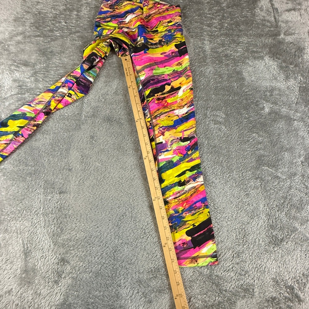 Lululemon Leggings Women's 6 Wunder Train Abstract‎ Print High Rise Activewear - Picture 4 of 12